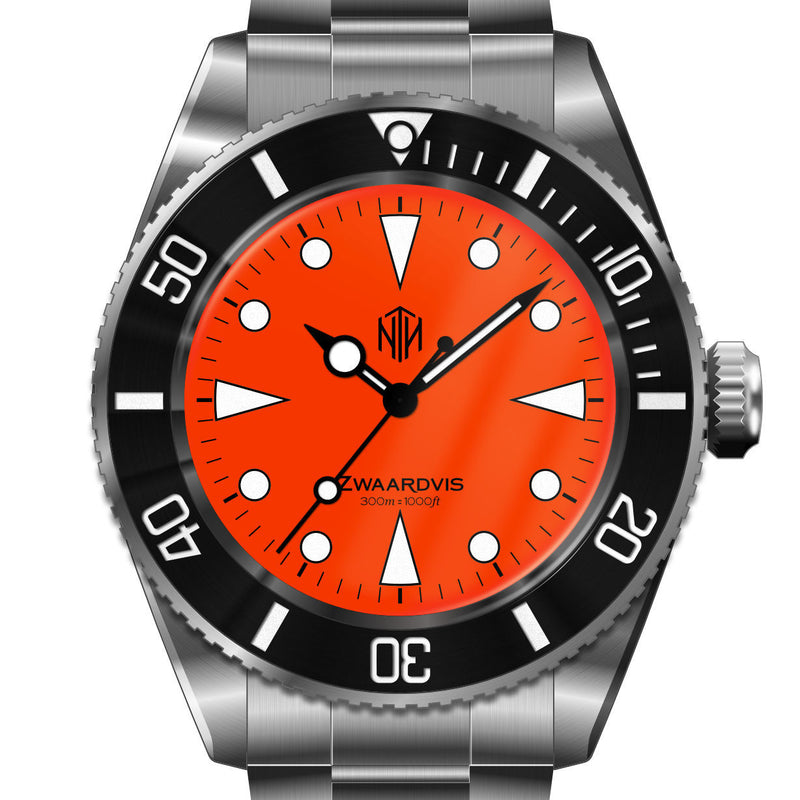 NTH Zwaardvis Orange No Date - SeriousWatches.com