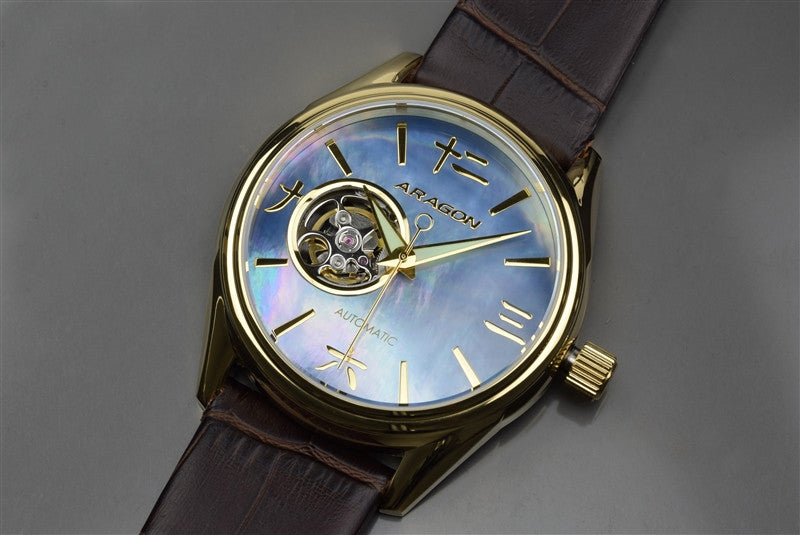 ARAGON Caprice Gold-tone 43mm A111GLD