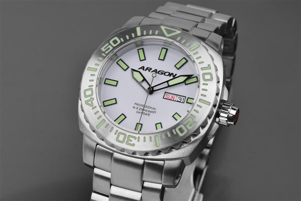 ARAGON Parma Automatic with Super Luminova Dial A154WHT