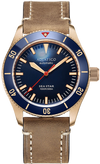 Aquatico Bronze Sea Star Blue Ceramic Bezel No Date