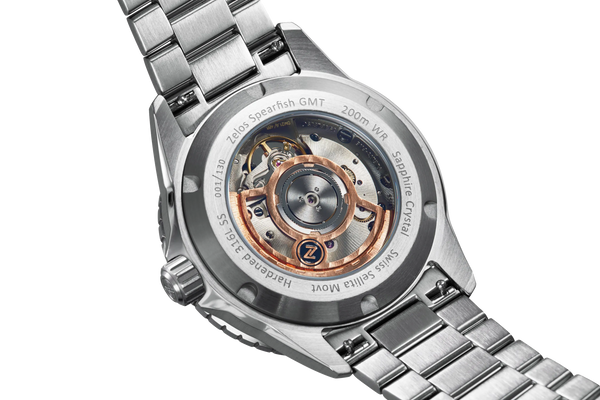 Zelos Spearfish GMT Frost