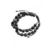 Barse Double Strand Cinch Bracelet-Black Onyx