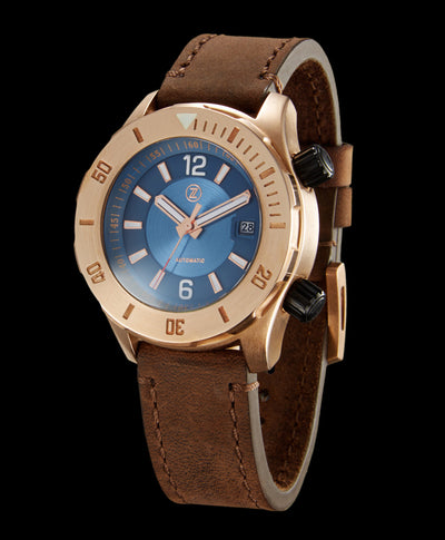 Zelos Abyss Blue Dial