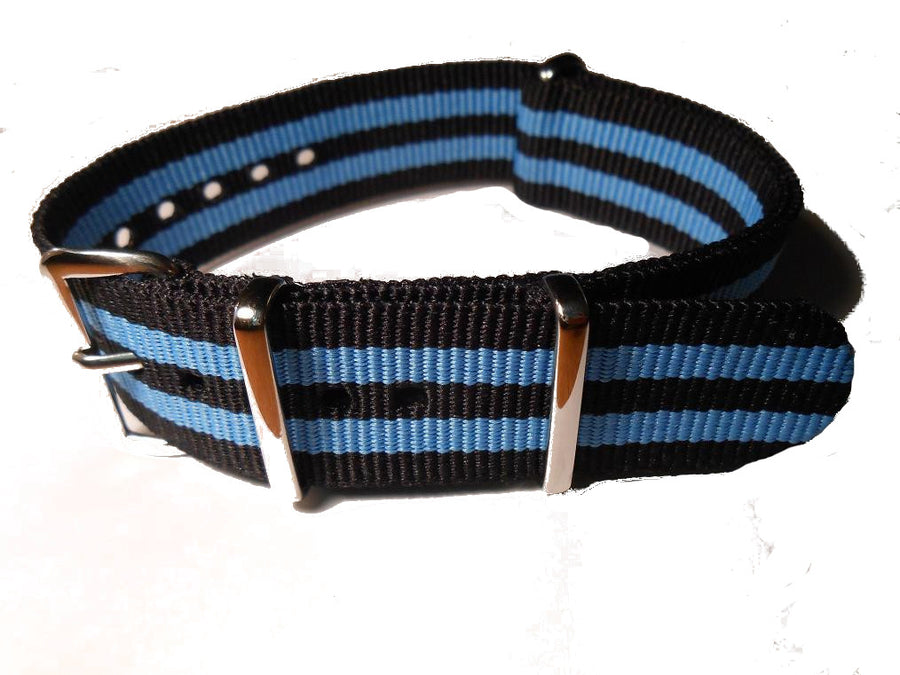 NATO Strap Black and Blue