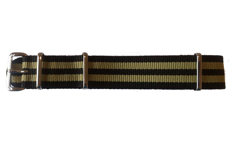 NATO Strap Black and Gold