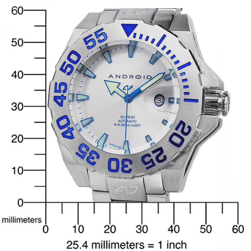 ANDROID Divemaster Silverjet 500 Automatic AD442BS - SeriousWatches.com