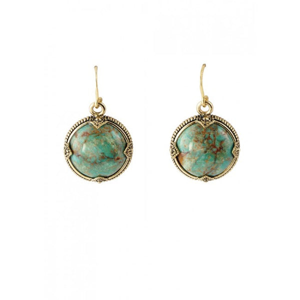 Barse Turquoise Sphere Earring